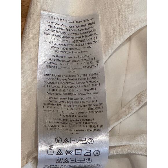 Guess Women's 10 Kora White Linen blend backless jumpsuit Classic Formal Party - Picture 9 of 14